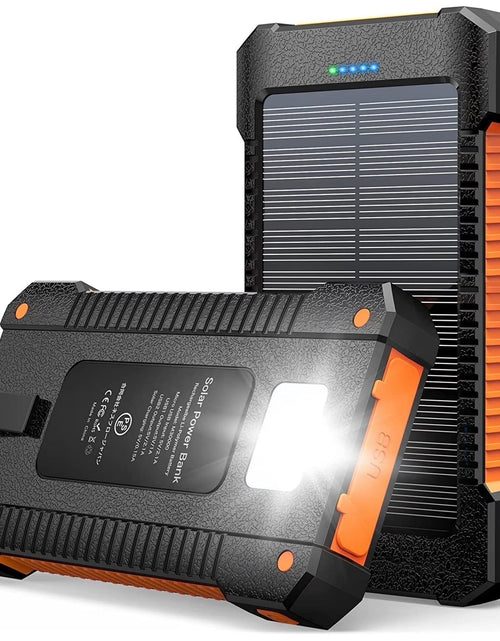 Load image into Gallery viewer, 26800Mah Solar Power Bank, USB Portable Solar Charger Compatible for Iphone, Android Phone
