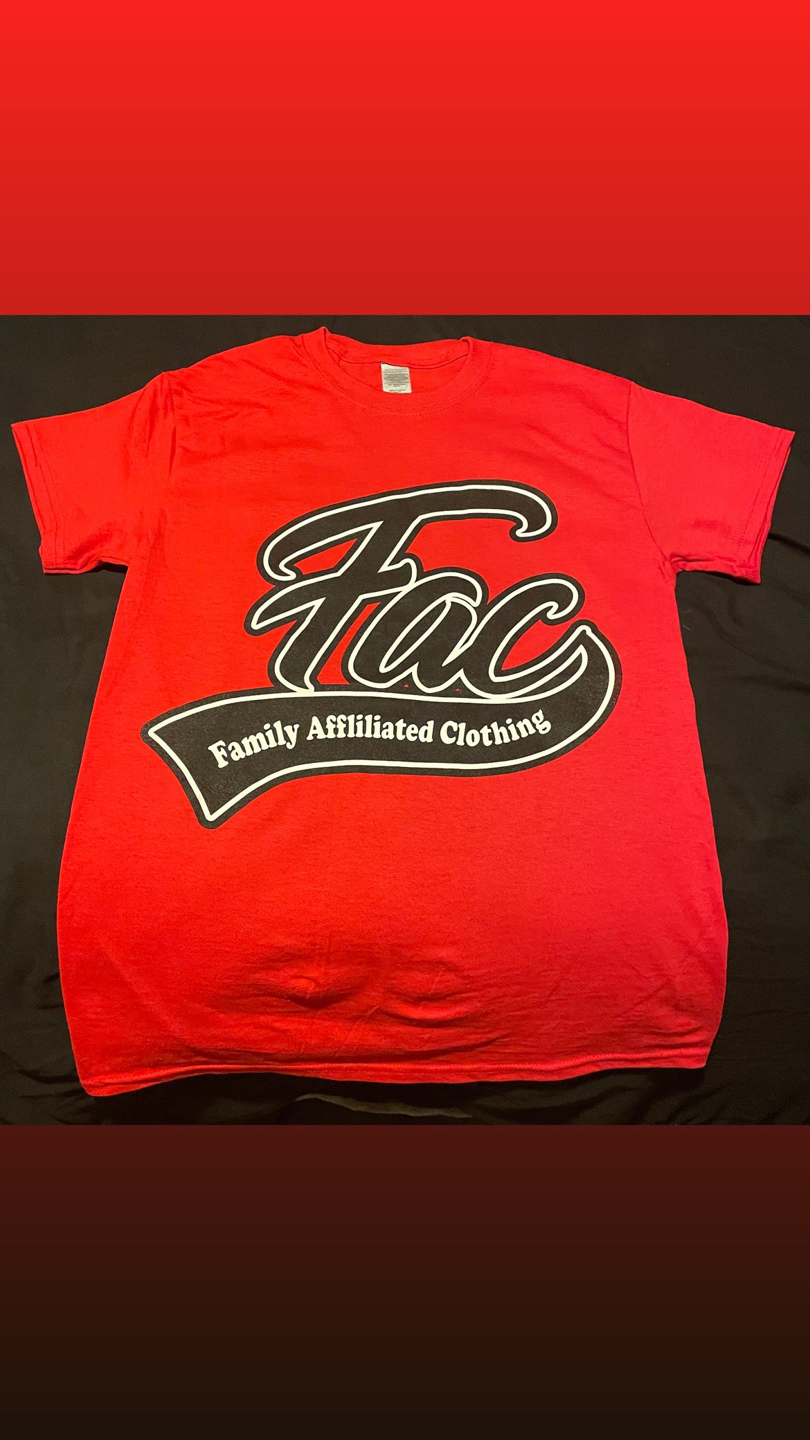 Red FAC shirt