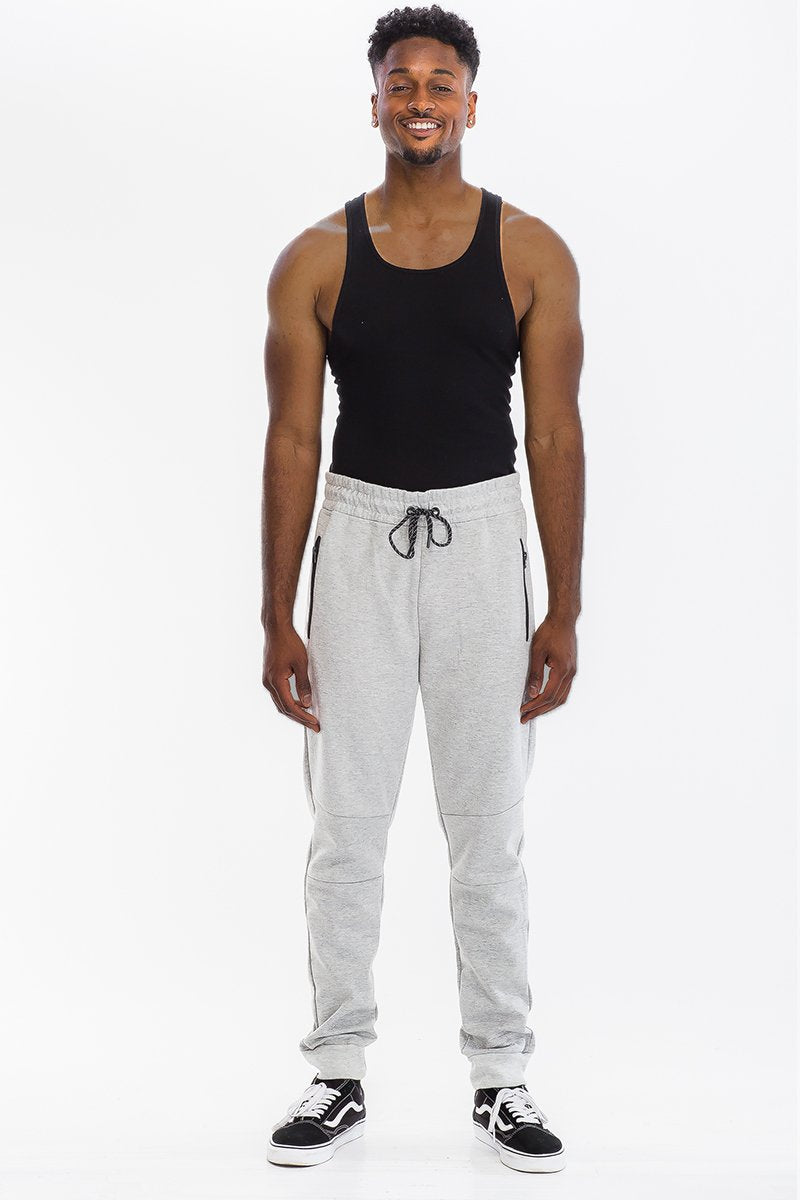 HEATHERED COTTON SWEATS